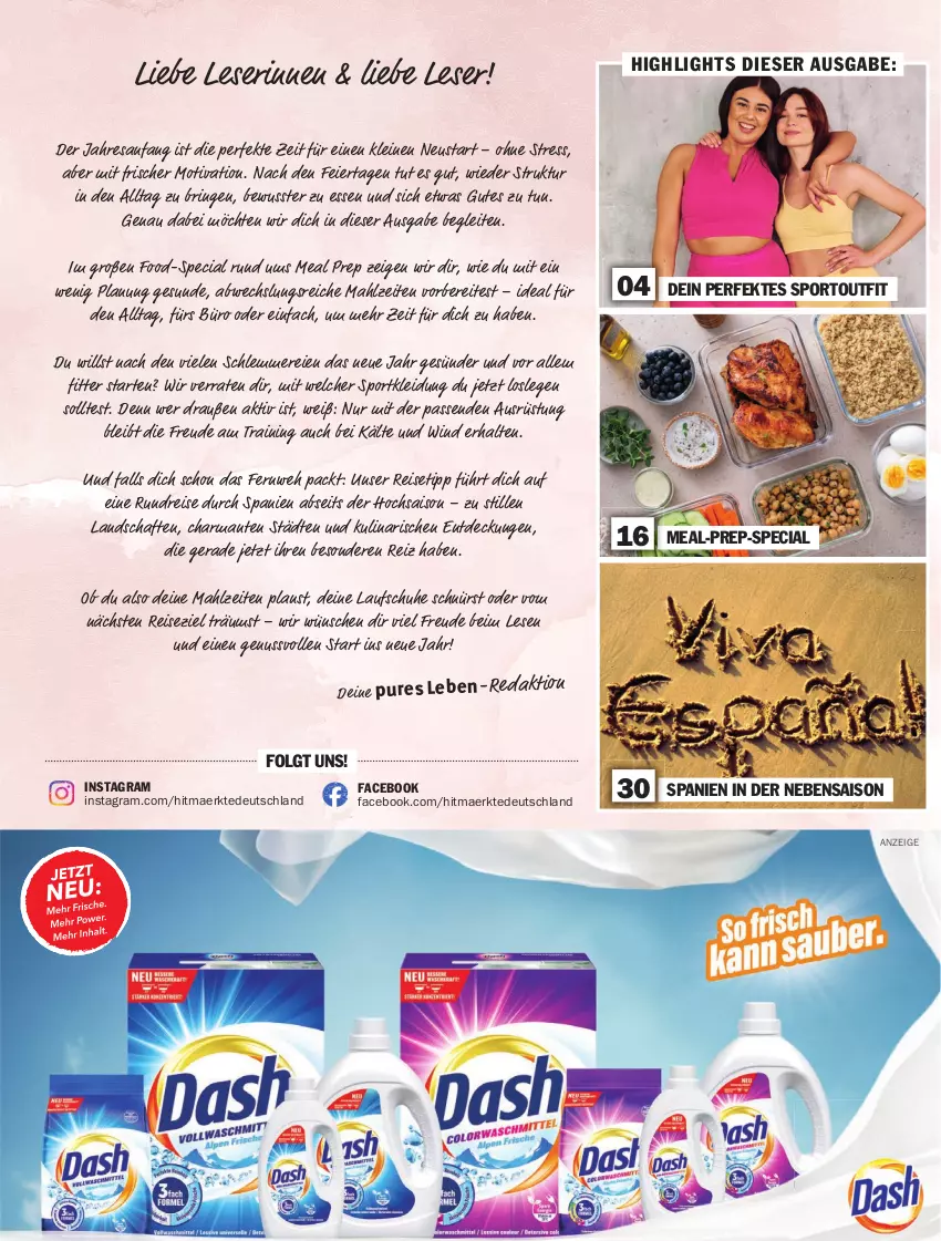 Aktueller Prospekt Hit - pures Leben - von 01.01 bis 31.03.2026 - strona 3 - produkty: eier, eis, harman, kleid, Kleidung, Laufschuhe, leine, LG, nuss, reis, resa, ring, schuhe, Sport, Ti
