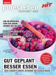 Gazetka promocyjna Hit - pures Leben - Gazetka - ważna od 31.03 do 31.03.2026 - strona 1 - produkty: couscous, früchte, früchten, mac, magazin, rezept, rezepte, Spezi, Ti