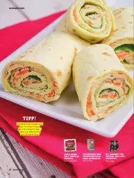 Gazetka promocyjna Hit - pures Leben - Gazetka - ważna od 31.03 do 31.03.2026 - strona 22 - produkty: beutel, bio, filet, filets, fisch, gin, kühlschrank, paprika, Ria, Schrank, thunfisch, Ti, tortilla, wrap, wraps