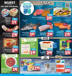 Gazetka promocyjna Hit - Prospekte - Gazetka - ważna od 15.04 do 15.04.2023 - strona 6 - produkty: aioli, aqua, aus dem kühlregal, axe, Becher, bio, braten, bratmaxe, buch, ciabatta, eis, elle, filegro, filet, filets, fisch, fische, Fischer, fischtheke, fleisch, fleischwurst, forelle, frischfisch, garnelen, grill, hering, Herings, heringsfilets, herta, Holz, ideal zum braten, ideal zum grillen, iglo, kabeljaufilet, knoblauch, kokos, kotelett, krone, kühlregal, lachs, leberwurst, limette, limetten, mac, marinade, meica, Mett, metten, natur, Ofen, pfeffer, Pommersche, regal, reis, rel, rind, ring, rügenwalder, Safran, sahne, salami, salz, Schal, Schale, Schere, schlemmer-filet, schnitten, sesam, spargel, steak, steaks, tee, teewurst, teller, thunfisch, Ti, tisch, Trüffel, wiltmann, wurst, ZTE