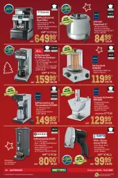 Gazetka promocyjna Metro - GastroJournal - Gazetka - ważna od 16.11 do 16.11.2022 - strona 34 - produkty: auto, curry, currywurst, edelstahl, eis, elle, gyros, hot dog, kaffee, kaffeemaschine, kaffeevollautomat, messer, office, reis, Schal, suppe, suppen, tasse, teller, thermostat, Ti, topf, wasser, wassertank, wurst
