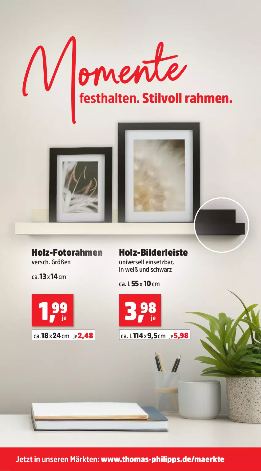 Aktueller Prospekt Thomas Philipps - von 13.10 bis 18.10.2025 - strona 11 - produkty: eis, Fotorahmen, Holz, Ti