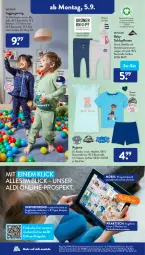 Gazetka promocyjna AldiSud - NÄCHSTE WOCHE - Gazetka - ważna od 10.09 do 10.09.2022 - strona 16 - produkty: aldi, angebot, angebote, Anzug, Bau, baumwolle, decke, dell, deo, elle, ente, gin, Hasbro, hose, hosen, Jura, Kinder, Mode, Paw Patrol, Peppa Pig, Pyjama, rel, rezept, rezepte, Ria, Ti, tisch, wolle