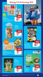 Gazetka promocyjna AldiSud - NÄCHSTE WOCHE - Gazetka - ważna od 10.09 do 10.09.2022 - strona 9 - produkty: aldi, alle artikel ohne dekoration, brot, brötchen, chips, dekoration, dip, eis, Eiweißbrot, hundesnack, hundesnacks, korn, linsen, natur, paprika, reis, rind, sandwich, snack, snacks, sour cream, spinat, Sun Snacks, Ti, toast, Wild, ZTE