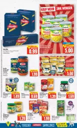 Gazetka promocyjna E Center - Angebote der Woche - Gazetka - ważna od 17.09 do 17.09.2022 - strona 12 - produkty: ananas, angebot, angebotspreis, barilla, beutel, bio, bonduelle, Brühe, cerealien, creme, deka, deutschlandcard, edeka bio, eis, elle, erde, gelee, knorr, konfitüre, LG, müsli, nuss, ohne palmöl, penne, pesto, reis, salat, salatkrönung, sauce, saucen, teigwaren, Ti, tisch, walnuss, walnusskerne, zucker