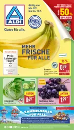 Gazetka promocyjna Aldi Nord - Von Montag - Gazetka - ważna od 13.09 do 13.09.2025 - strona 1 - produkty: aldi, angebot, angebote, banane, bananen, decke, deo, eis, eisbergsalat, ente, lebensmittel, magazin, Paw Patrol, Rauch, reis, salat, Schal, Schale, tafeltrauben, Ti, trauben, Yo, ZTE