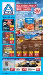 Gazetka promocyjna Aldi Nord - Von Montag - Gazetka - ważna od 13.09 do 13.09.2025 - strona 5 - produkty: aldi, alkohol, aus der tiefkühlung, axe, beutel, bier, bugles, Crofton, eis, elle, Germ, geschirr, geschirrtücher, geschnetzeltes, gin, grill, grillhaxe, Hähnchengeschnetzeltes, händlmaier, Haxe, Knödel, Kochtopf, küche, Küchen, natur, Paula, paulaner, pfanne, radler, rama, reis, senf, teller, Ti, tiefpreis, topf, tücher, Weißwurst, wurst, Zelt, zitrone, ZTE