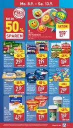 Gazetka promocyjna Aldi Nord - Von Montag - Gazetka - ważna od 13.09 do 13.09.2025 - strona 7 - produkty: almare, aufstrich, Becher, brot, brotaufstrich, butter, danone, eis, eiskaffee, frucht, gin, gouda, grill, grünländer, joghur, joghurt, kaffee, Käse, lachs, mascarpone, meggle, Ofen, patros, Popp, rahmjoghurt, Räucherlachs, rel, snack, snacks, starbucks, Streichzart, Ti, weihenstephan, zott, zottarella, ZTE