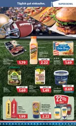 Gazetka promocyjna Combi - Prospekte - Gazetka - ważna od 12.02 do 12.02.2022 - strona 13 - produkty: bacon, Becher, flasche, gouda, gurke, gurken, krone, Kühne, ring, röstzwiebeln, sauce, saucen, steak, zwiebel, zwiebeln