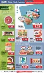 Gazetka promocyjna Combi - Prospekte - Gazetka - ważna od 12.02 do 12.02.2022 - strona 8 - produkty: angebot, angebote, auer, Bau, Bauer, bio, brot, Croissant, croissants, dell, discount, eis, elle, fertiggericht, fertiggerichte, filet, filets, geschnetzeltes, gin, gulasch, gutfried, hühner, korn, lieken, mac, Mett, mettwurst, mortadella, natur, nerf, nudel, nudeln, pute, Putengeschnetzeltes, regal, reifen, reis, rind, rinder, rindergulasch, Rinderroulade, rügenwalder, rügenwalder mühle, salami, schinken, Schwarzbrot, serrano, teller, Ti, urkorn, wiltmann, wurst, Zelt, zwiebel