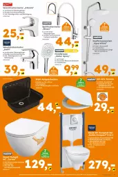 Gazetka promocyjna  - Gazetka - ważna od 24.10 do 24.10.2026 - strona 7 - produkty: aqua, armatur, auto, Bau, brause, garnitur, handbrause, Kette, latte, passend für alle, Schal, schlauch, schläuche, Spültischarmatur, spülung, Ti, tisch, topf, Topfen, Wand-Tiefspül-WC, waschtisch, waschtischarmatur, wasser, wc-sitz