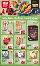 Gazetka promocyjna Rewe - REWE Ihr Kaufpark - Gazetka - ważna od 05.03 do 05.03.2022 - strona 11 - produkty: beere, beeren, Beeren Mix, frucht, fruchtjoghurt, heidelbeere, heidelbeeren, himbeer, joghur, joghurt, mandel, mandeln, mango, müsli, nuss, rewe beste wahl, smoothie, stifte, Ti, würfel