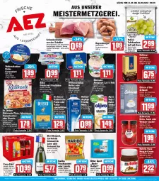 Gazetka promocyjna Aez - Prospekte - Gazetka - ważna od 26.09 do 26.09.2026 - strona 1 - produkty: almighur, almighurt, alpro, beutel, braten, brut, brut dargent, Buko, burger, butter, camembert, coca-cola, cola, crémant de loire, creme, dallmayr, dallmayr prodomo, De Cecco, Dr. Oetker, drink, drinks, ecco, ehrmann, ehrmann almighurt, eis, espresso, flammkuchen, flasche, fleisch, freixenet, frische milch, frischkäse, frucht, fruchtfleisch, fruchtgummi, gewürz, hafer, Haferdrink, haribo, hofgut, intermezzo, italienische pasta, Käse, kuchen, Lakritz, lamm, Meister, milch, nuss, nutella, oder espresso, oder lakritz, pasta, pizza, prodomo, regensburger, reis, ristorante, ristorante pizza, ritter, ritter sport, saft, Schwartau, schwein, schweine, schweinebraten, soja, Spezi, Sport, Streichzart, tafeltrauben, Ti, tisch, trauben, trolli, weihenstephan, wein, weine, ZTE, zucker