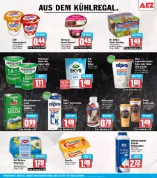 Gazetka promocyjna Aez - Prospekte - Gazetka - ważna od 26.09 do 26.09.2026 - strona 9 - produkty: alpro, andechser natur, arla, arla skyr, auer, aus dem kühlregal, Bau, Bauer, Becher, bio, caffè latte, deli reform, dessert, Dr. Oetker, drink, drinks, ehrmann, Ehrmann Grand Dessert, eis, emmi, flasche, hafer, Haferdrink, joghur, joghurt, jogurt, kühlregal, latte, margarine, milch, Müller, müllermilch, natur, Paula, paula pudding, pudding, regal, reis, sahne, Sahnejoghurt, schlagsahne, Skyr, soja, Ti, weihenstephan, zott, ZTE, zucker