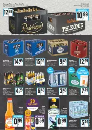 Gazetka promocyjna E Center - Angebote der Woche - Gazetka - ważna od 30.07 do 30.07.2022 - strona 9 - produkty: alkohol, Alwa, Berger, bier, corona, corona extra, Duck, eis, elle, ente, flasche, getränk, getränke, gin, mineralwasser, pils, pilsner, radeberger, radeberger pilsner, Rauch, rheinfels quelle, Staatl. Fachingen, tee, Ti, valensina, wasser, WICK, zitrone