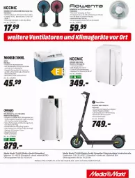 Gazetka promocyjna Media Markt - Prospekte - Gazetka - ważna od 17.06 do 17.06.2023 - strona 8 - produkty: Abtei, akku, auto, Clin, decke, Deckel, delonghi, eis, Elektro, elle, klimagerät, koenic, kühlbox, mediamarkt, Metro, pingui, reifen, rowenta, scooter, thermostat, Ti, timer, tisch, uhr, usb, ventilator, wasser