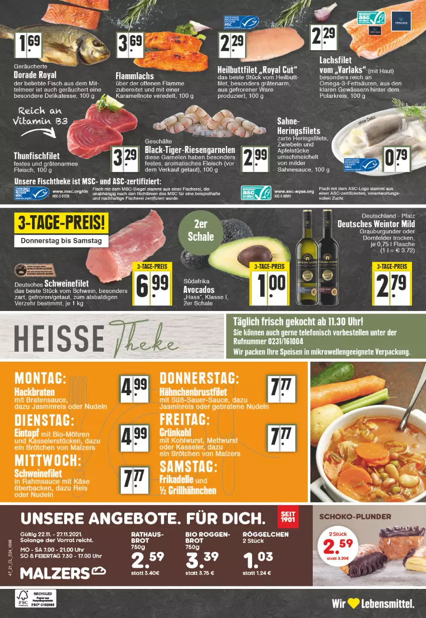 Aktueller Prospekt Edeka - Angebote der Woche - von 22.11 bis 27.11.2021 - strona 24