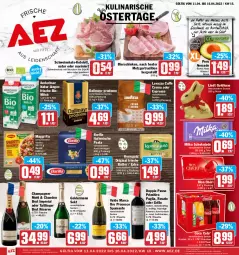 Gazetka promocyjna Aez - Prospekte - Gazetka - ważna od 16.04 do 16.04.2022 - strona 1 - produkty: AEZ, andechser natur, aufstrich, avocado, barilla, beutel, bier, bierschinken, bio, brot, brotaufstrich, brut, butter, caffè crema, champagne, champagner, cola, dallmayr, dallmayr prodomo, doppio passo, ecco, eis, elle, espresso, flasche, frucht, geldermann, gin, grill, grillo, irische butter, italienische pasta, kerrygold, kotelett, lavazza, lindt, mac, maggi, maggi fix, milch, milka, milka schokolade, Mon Chéri, natur, nuss, oder espresso, passo, pasta, primitivo, prodomo, prosecco, puma, reis, rel, Ria, rosato, salat, schinken, schoko, schokolade, schwein, schweine, sekt, spumante, teller, Ti, valdo, wein, weine