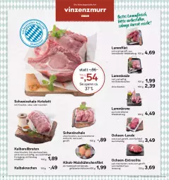 Gazetka promocyjna Aez - Prospekte - Gazetka - ważna od 16.04 do 16.04.2022 - strona 4 - produkty: braten, eis, elle, entrecôte, kotelett, krone, lamm, lammkeule, Lammkrone, mais, natur, reis, rollbraten, saft, schwein, schweine, teller, Ti, trolli, wein, weine