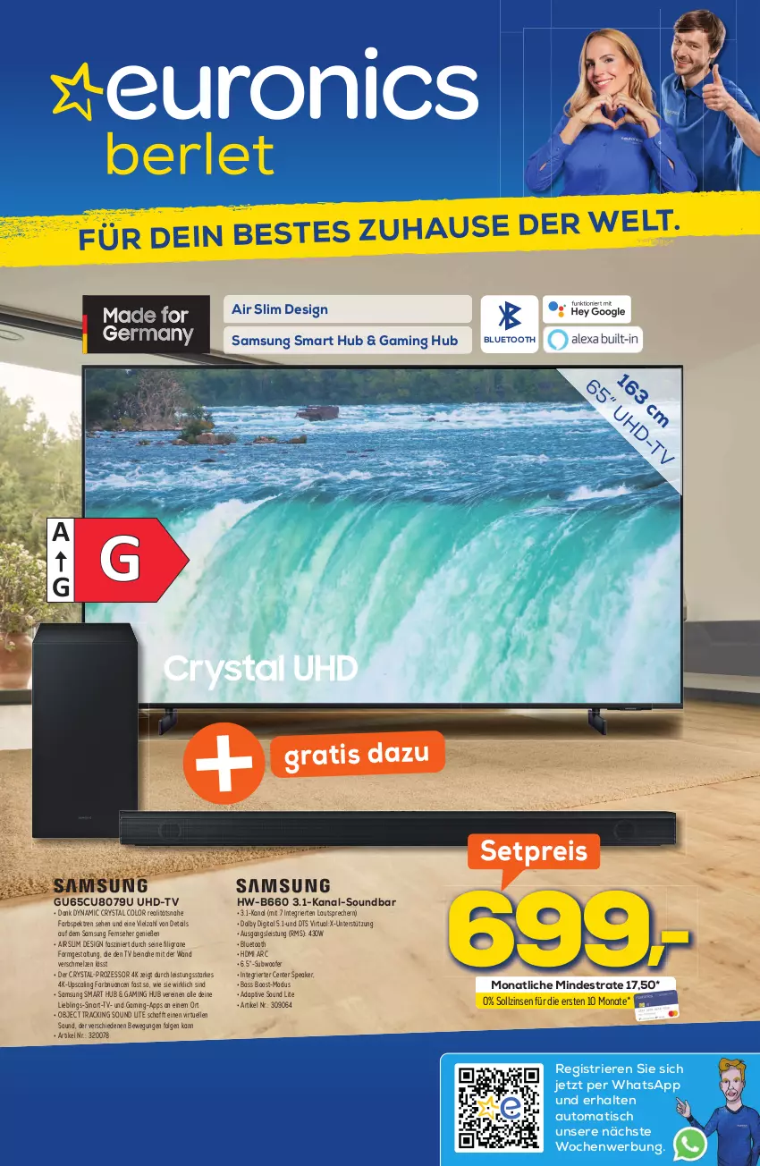 Aktueller Prospekt Berlet - Markt ändern > - von 11.09 bis 17.09.2023 - strona 1 - produkty: auto, eis, elle, ente, fernseher, HDMI, lautsprecher, LG, Nuance, reis, Samsung, soundbar, Subwoofer, Ti, tisch, uhd, UHD-TV