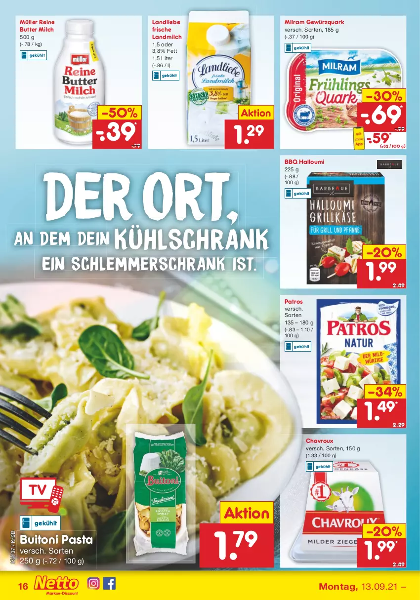 Aktueller Prospekt Netto Marken-Discount - Filial Angebote - von 13.09 bis 18.09.2021 - strona 16