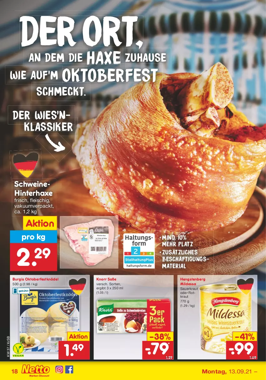 Aktueller Prospekt Netto Marken-Discount - Filial Angebote - von 13.09 bis 18.09.2021 - strona 18