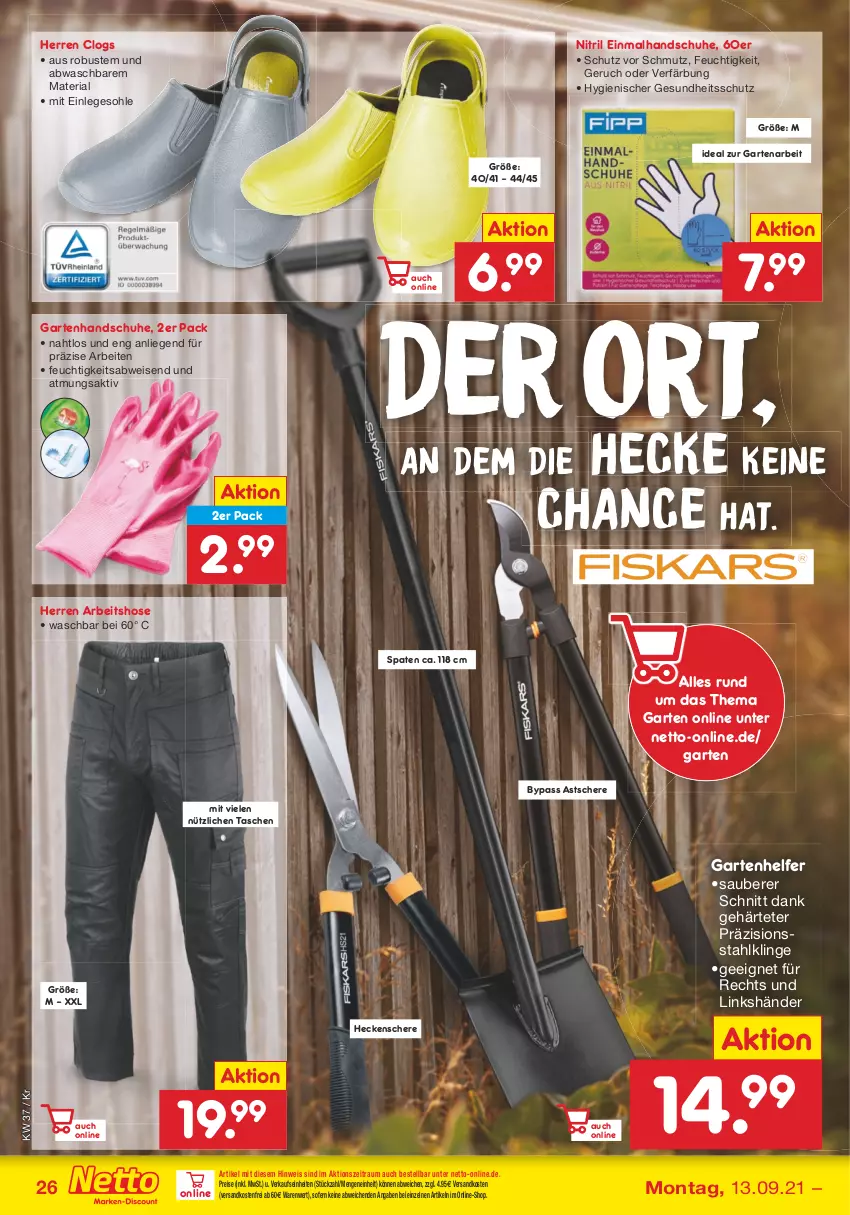 Aktueller Prospekt Netto Marken-Discount - Filial Angebote - von 13.09 bis 18.09.2021 - strona 26