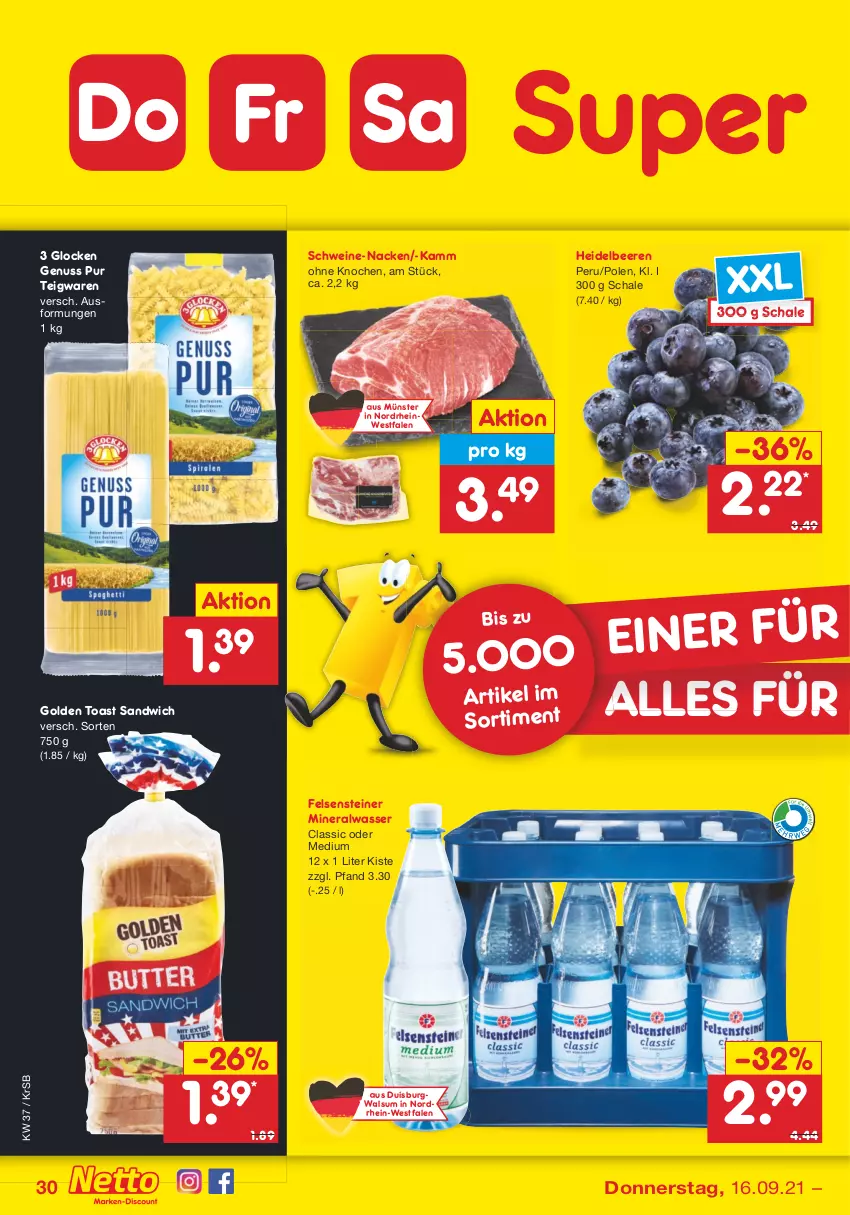 Aktueller Prospekt Netto Marken-Discount - Filial Angebote - von 13.09 bis 18.09.2021 - strona 30