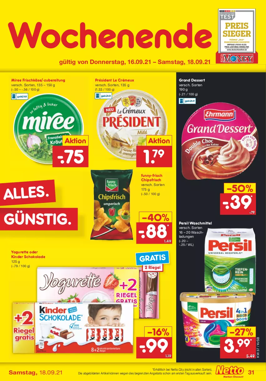 Aktueller Prospekt Netto Marken-Discount - Filial Angebote - von 13.09 bis 18.09.2021 - strona 31