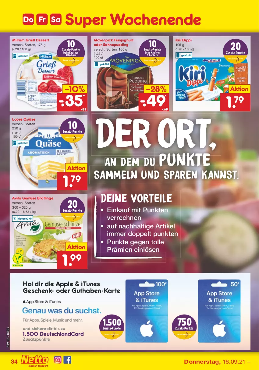 Aktueller Prospekt Netto Marken-Discount - Filial Angebote - von 13.09 bis 18.09.2021 - strona 34