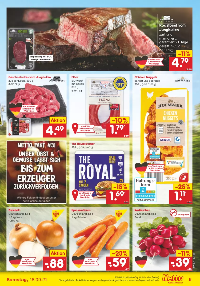 Aktueller Prospekt Netto Marken-Discount - Filial Angebote - von 13.09 bis 18.09.2021 - strona 5