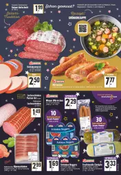 Gazetka promocyjna Edeka - Angebote der Woche - Gazetka - ważna od 18.12 do 18.12.2021 - strona 7 - produkty: asti, aufschnitt, deutschlandcard, eintöpfe, eis, elle, erde, lachs, lachsschinken, Mett, metten, Mettenden, salami, schinken, schlauch, suppe, Ti, tisch, uhr