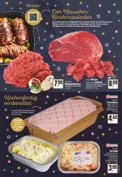 Gazetka promocyjna Edeka - Angebote der Woche - Gazetka - ważna od 18.12 do 18.12.2021 - strona 9 - produkty: backofen, bolognese, braten, eier, eis, elle, , fleisch, fleischkäse, jungbullen, Käse, küche, Küchen, mit röstzwiebeln, natur, Ofen, papier, rezept, rind, rinder, rinderbraten, Rinderroulade, rinderrouladen, röstzwiebeln, rouladen, rwe, sahne, sauce, Schal, Schale, schnitten, Ti, tisch, zwiebel, zwiebeln