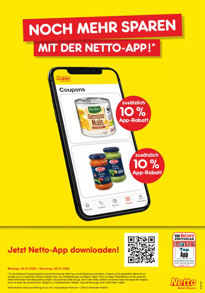 Aktueller Prospekt Netto Marken-Discount - Filial-Angebote - von 24.01 bis 29.01.2022 - strona 41 - produkty: angebot, coupon, coupons, discount, eis, Holz, LG, marken-discount, reis, Ti, ZTE