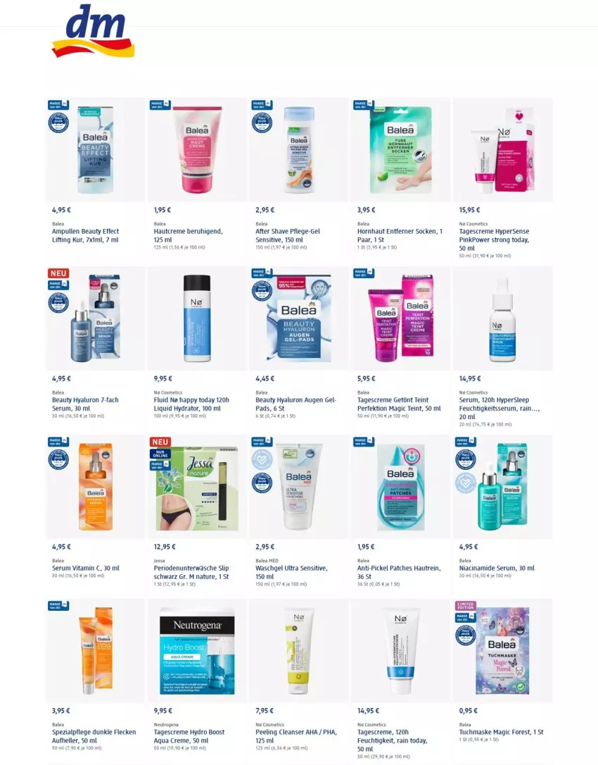 Aktueller Prospekt Dm Drogerie - Prospekte - von 20.01 bis 26.01.2022 - strona 3 - produkty: after shave, aqua, cin, creme, Effect, elle, ente, Heu, hyaluron, Maske, natur, Peeling, Persen, rum, Serum, slip, socken, Spezi, tagescreme, Ti, tuc, tuchmaske, Unterwäsche, vita, Vitamin C, waschgel