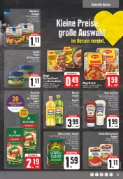 Gazetka promocyjna Edeka - Angebote der Woche - Gazetka - ważna od 07.10 do 07.10.2023 - strona 15 - produkty: aktionspreis, angebot, barilla, beutel, eis, elle, erde, flasche, genovese, gurke, gurken, gurkensalat, keimöl, küche, Kühne, maggi, mayonnaise, mazola, pesto, rapsöl, ravioli, reis, salat, sauce, spaghetti, suppe, suppen, Ti, tomate, tomaten, tomatensauce, Yo, zucker