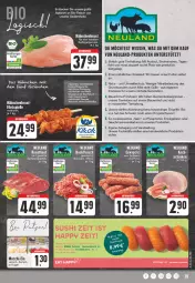 Gazetka promocyjna Edeka - Angebote der Woche - Gazetka - ważna od 07.10 do 07.10.2023 - strona 19 - produkty: aktionspreis, auer, Bau, Bauer, bio, cevapcici, decke, eis, elle, ente, filet, filets, fleisch, Geflügel, hähnchenbrust, Kugel, LG, mac, mais, natur, nuss, reis, rel, rind, ring, schwein, spitzenqualität, Surf, Ti, Tiere, wasser, wein, Yo