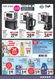 Gazetka promocyjna Edeka - Angebote der Woche - Gazetka - ważna od 07.10 do 07.10.2023 - strona 21 - produkty: Brei, citrus, Coral, coupon, domestos, edelstahl, flasche, gin, Heu, kaffee, kaffeemaschine, Kocher, kraft, lack, milch, reiniger, scheuermilch, sofort-rabatt, Ti, timer, waschmittel, wasser, wasserkocher