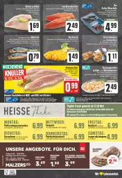 Gazetka promocyjna Edeka - Angebote der Woche - Gazetka - ważna od 07.10 do 07.10.2023 - strona 24 - produkty: aioli, aktionspreis, angebot, angebote, aqua, backfisch, berliner, bio, blume, blumen, eis, elle, essig, filet, fisch, fische, Fischer, fleisch, garnelen, lachs, lachsfilet, malz, mikrowelle, omega, Omega-3, reis, riesengarnelen, Rotbarsch, rotbarschfilet, sauce, Schere, seelachsfilet, sonnenblume, sonnenblumen, telefon, Ti, tisch, uhr, ZTE