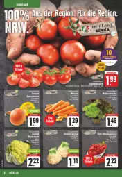 Gazetka promocyjna Edeka - Angebote der Woche - Gazetka - ważna od 07.10 do 07.10.2023 - strona 4 - produkty: aktionspreis, beere, beeren, bio, bioland, eier, eis, elle, johannisbeere, Johannisbeeren, LG, reis, rispentomaten, Rote Johannisbeeren, salat, Schal, Schale, Ti, tomate, tomaten
