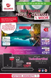 Gazetka promocyjna Selgros - Nonfood - Gazetka - ważna od 02.08 do 02.08.2023 - strona 1 - produkty: alexa, angebot, angebote, Apple, braun, decke, HDMI, LG, soundbar, Subwoofer, Ti, usb