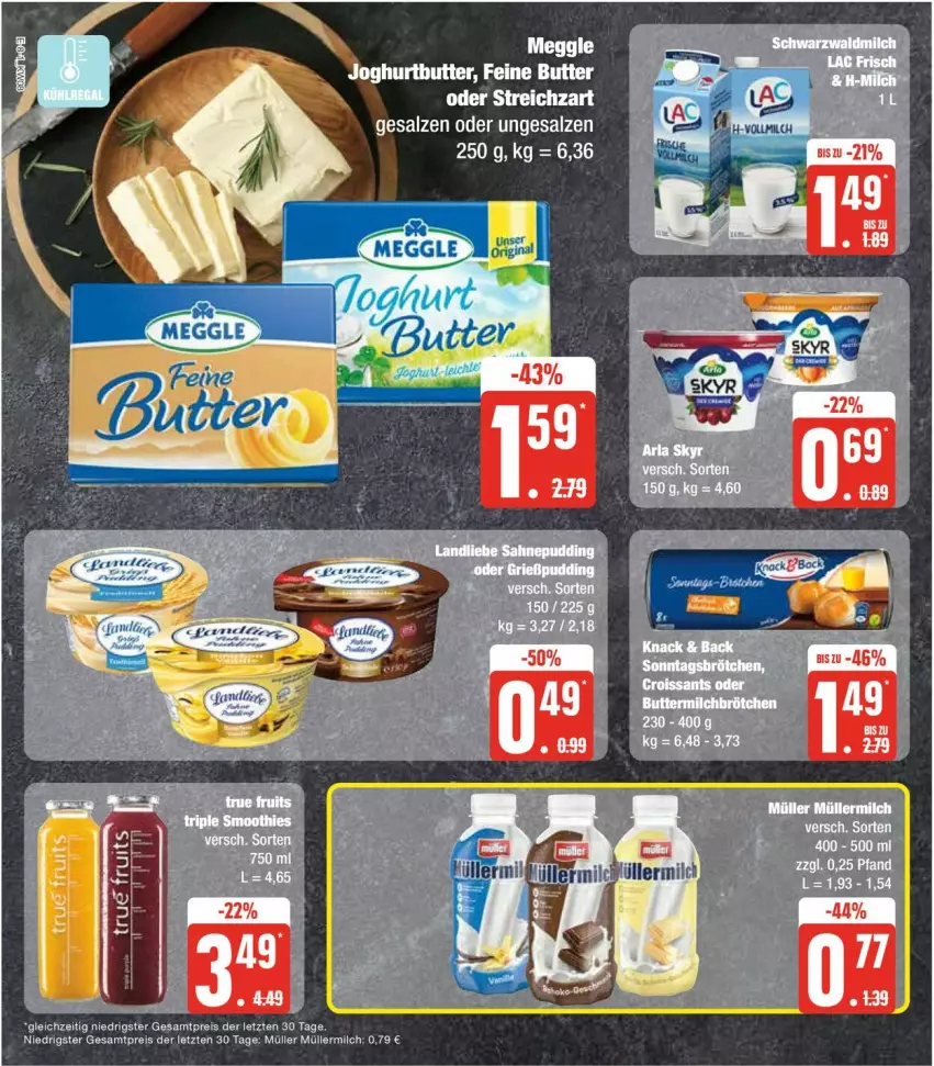 Aktueller Prospekt Edeka - Prospekte - von 19.02 bis 24.02.2024 - strona 12 - produkty: butter, eis, joghur, joghurt, milch, Müller, müllermilch, reis, salz, Ti, ZTE