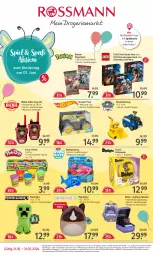 Gazetka promocyjna Rossmann - Prospekte - Gazetka - ważna od 31.05 do 31.05.2024 - strona 1 - produkty: angebot, angebote, aust, Bad, batterie, batterien, Kartenspiel, Kinder, monster, Monster Truck, Plüsch, Spiele, spielwaren, spielzeug, Stier, Ti, ZTE