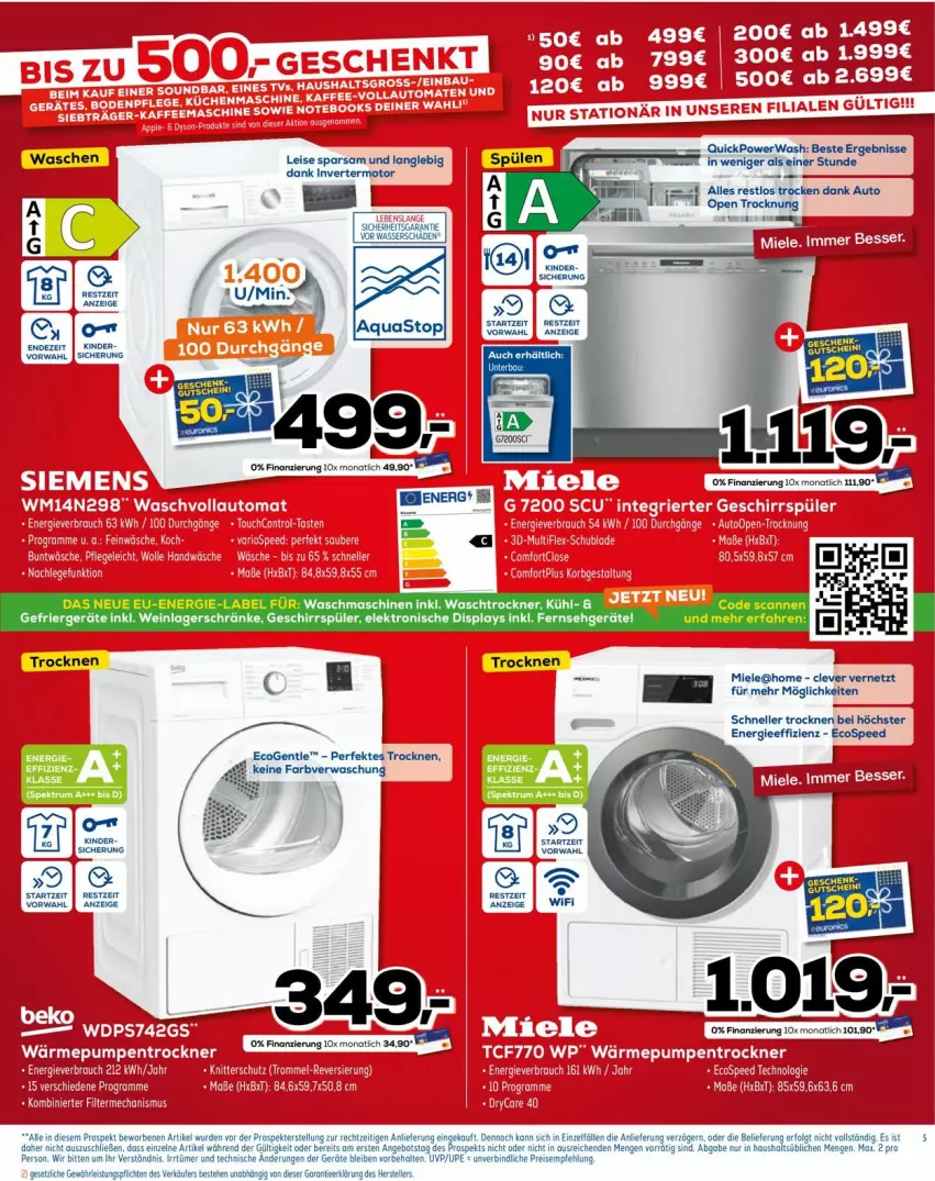 Aktueller Prospekt Euronics - Prospekte - von 24.08 bis 31.08.2022 - strona 5 - produkty: angebot, auto, eis, elle, LG, miele, reis, spee, Spülen, teller, Ti, Yo