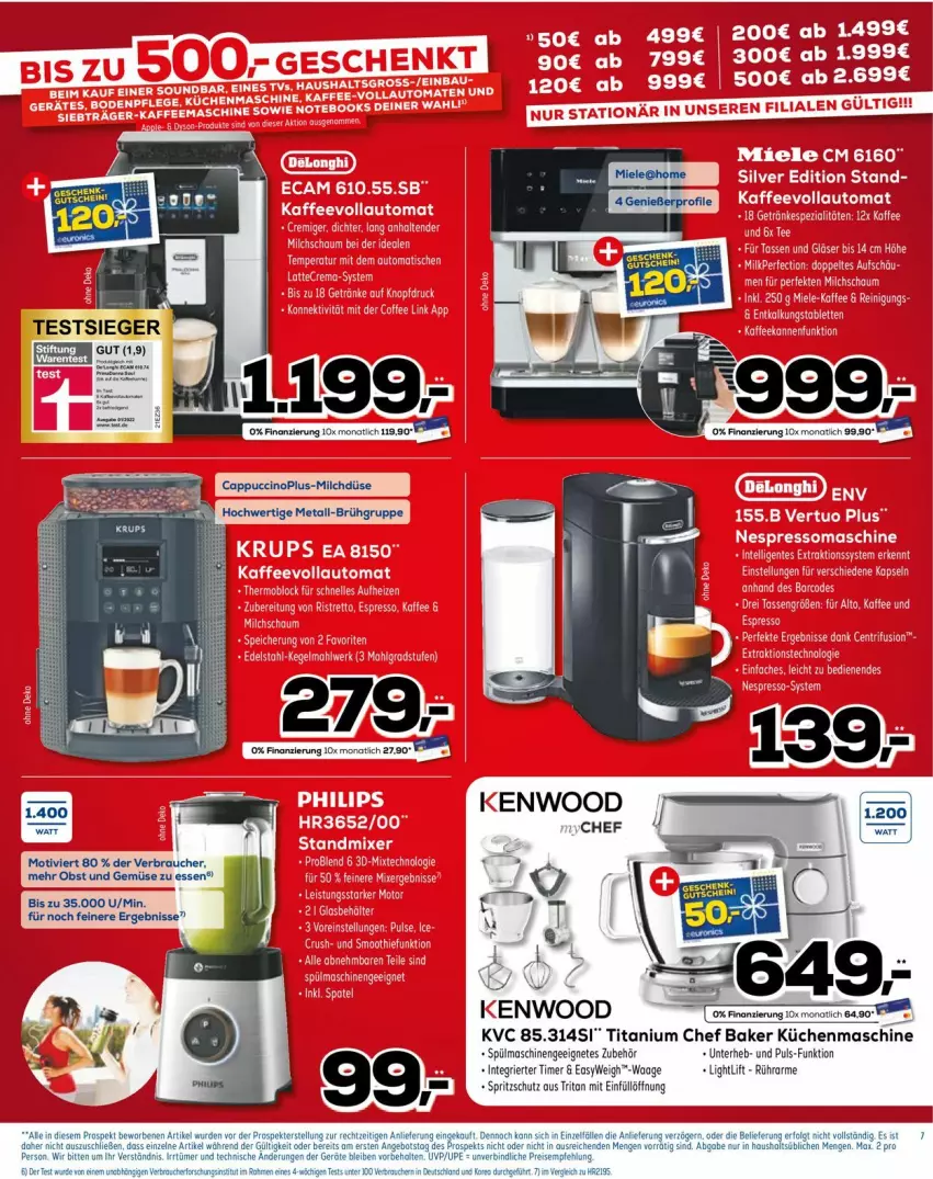 Aktueller Prospekt Euronics - Prospekte - von 24.08 bis 31.08.2022 - strona 7 - produkty: angebot, auto, Cap, cappuccino, cin, eis, küche, Küchen, küchenmaschine, LG, milch, obst, Obst und Gemüse, Rauch, reis, Spritzschutz, spülmaschinen, Ti, timer, und gemüse, Waage