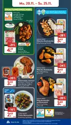 Gazetka promocyjna AldiSud - NÄCHSTE WOCHE - Gazetka - ważna od 25.11 do 25.11.2023 - strona 6 - produkty: aldi, eis, fisch, fische, Fischer, fleisch, geschnetzeltes, gsw, gulasch, Hähnchen-Unterkeulen, hähnchenschenkel, henkel, kräuter, küche, Küchen, marinade, Muscheln, Nackensteak, nackensteaks, oder kräuter, paprika, pute, reis, rind, schenkel, Schere, schwein, Spezi, steak, steaks, Ti, wein, Zelt