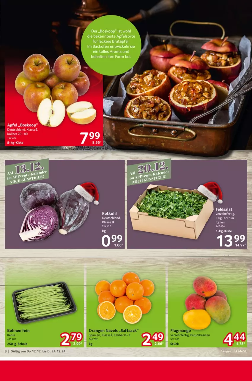 Aktueller Prospekt Selgros - Food - von 12.12 bis 24.12.2024 - strona 8 - produkty: apfel, backofen, Ofen, Ti, WICK