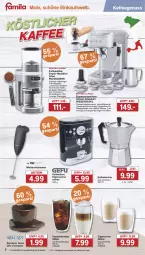 Gazetka promocyjna Famila - Prospekte - Gazetka - ważna od 24.08 do 24.08.2024 - strona 2 - produkty: Behälter, Cap, cappuccino, cin, cola, dalli, edelstahl, eis, elle, espresso, Gläser, kaffee, kaffeegenuss, Kaffeemühle, Kocher, LG, lion, milch, milchaufschäumer, nuss, reis, teller, Ti, wasser, ZTE