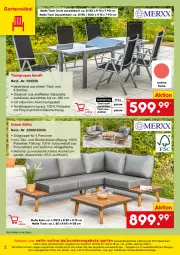 Gazetka promocyjna Netto Marken-Discount - Online-SonderangeboteGarten - Gazetka - ważna od 30.04 do 30.04.2022 - strona 2 - produkty: aluminiumgestell, angebot, angebote, asti, eis, Garten, gartenmöbel, glasplatte, Holz, kissen, latte, möbel, ndk, reis, Ria, Rückenkissen, Stühl, Ti, tisch, versandkostenfrei, ZTE