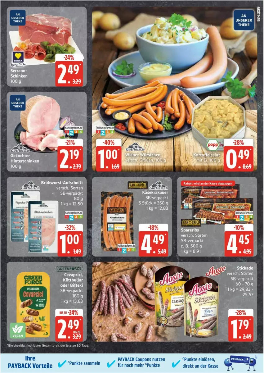 Aktueller Prospekt Edeka - Prospekte - von 21.07 bis 26.07.2025 - strona 9 - produkty: coupon, coupons, eis, fleisch, gutfleisch, payback, reis, Ti, ZTE